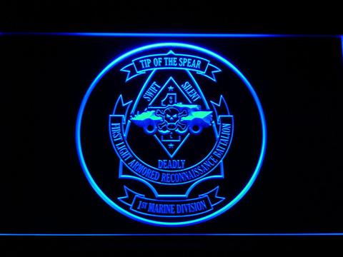 US Marine Corps 1st Light Armored Recon Battalion LED Neon Sign